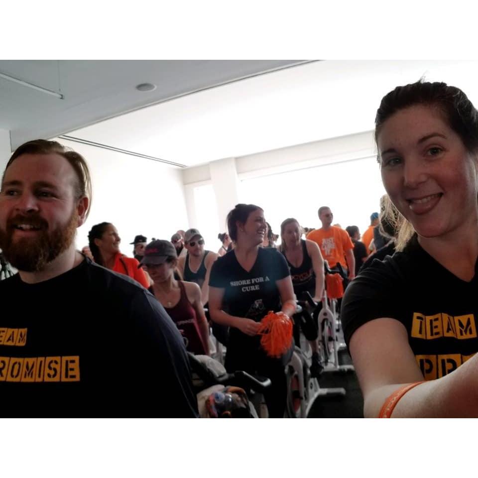 Cycle for Survival is important to us, as many of our loved ones have battled cancer. It was fun to do it together in 2019, and we are dedicated to continuing! #CycleForSurvival #TeamPromise!