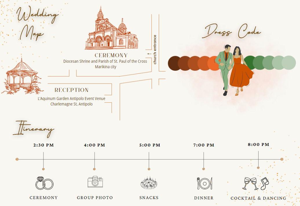 The Wedding Website of Angelica Desales and Francis Bryl Porca