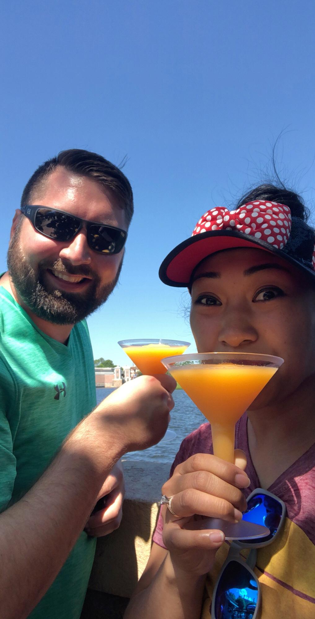 To celebrate Jocelyn’s 32nd Birthday we ate and drank our way around the world at Epcot.