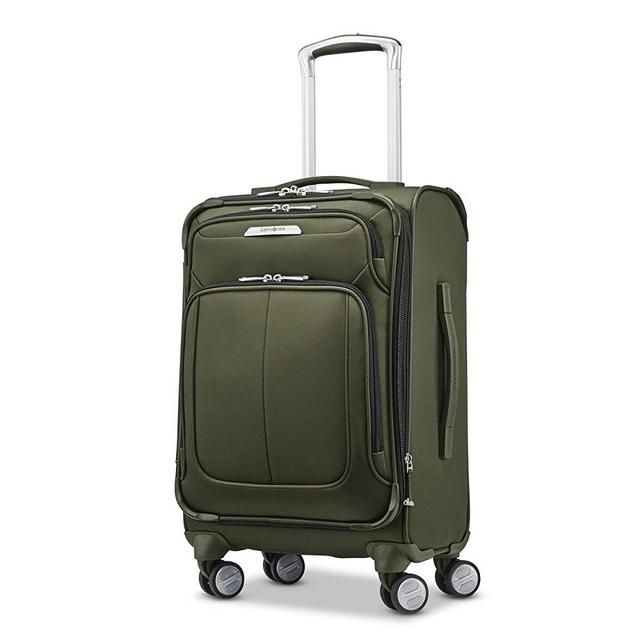 Samsonite SoLyte DLX Carry-On Expandable Spinner (Cedar Green, Carry-On 20-Inch)