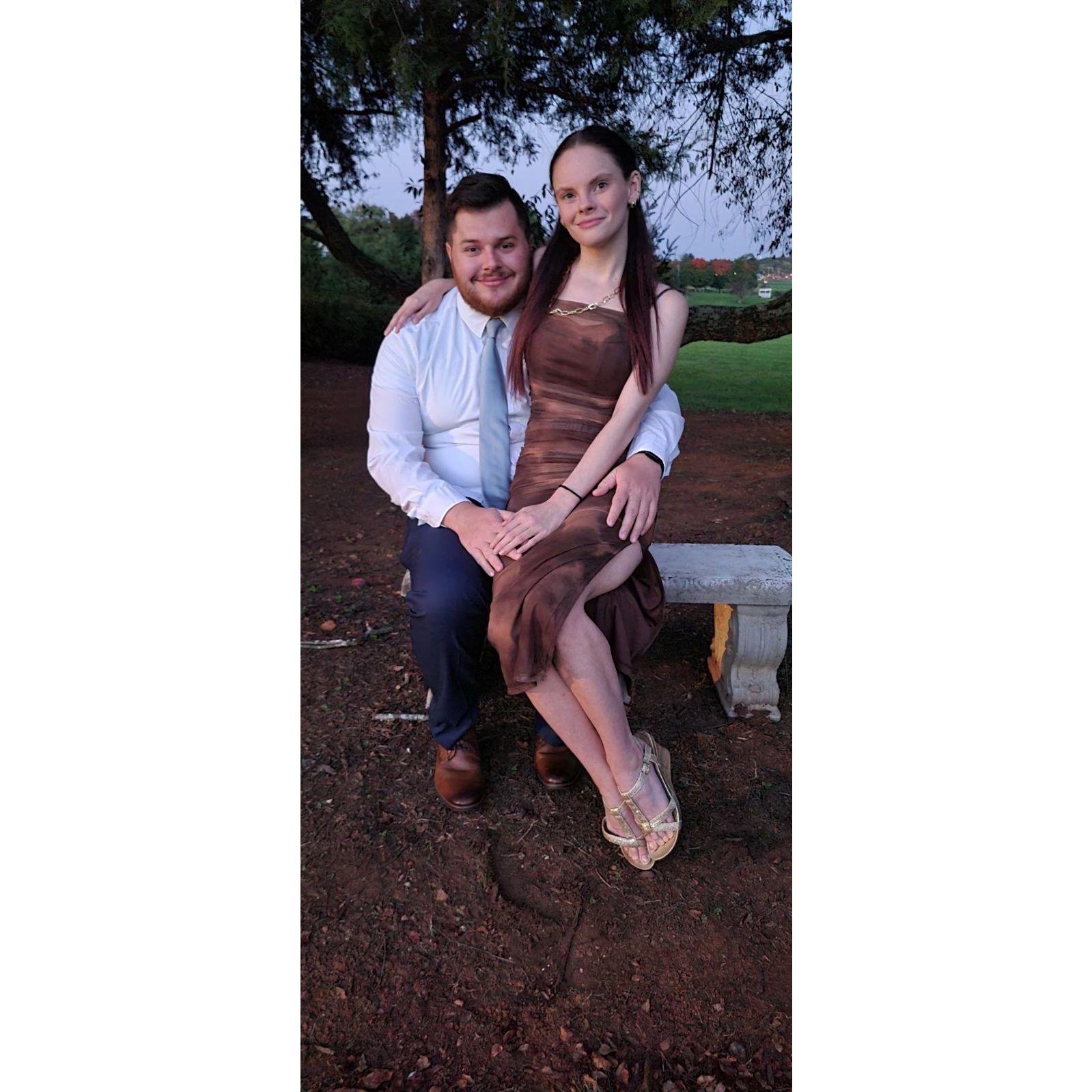 Kaitlyn and Sam's wedding. 1 month before engagement.