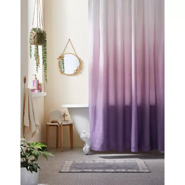 Wild Sage™ 72-Inch x 72-Inch Maylin Ombré Shower Curtain in Pink/Purple