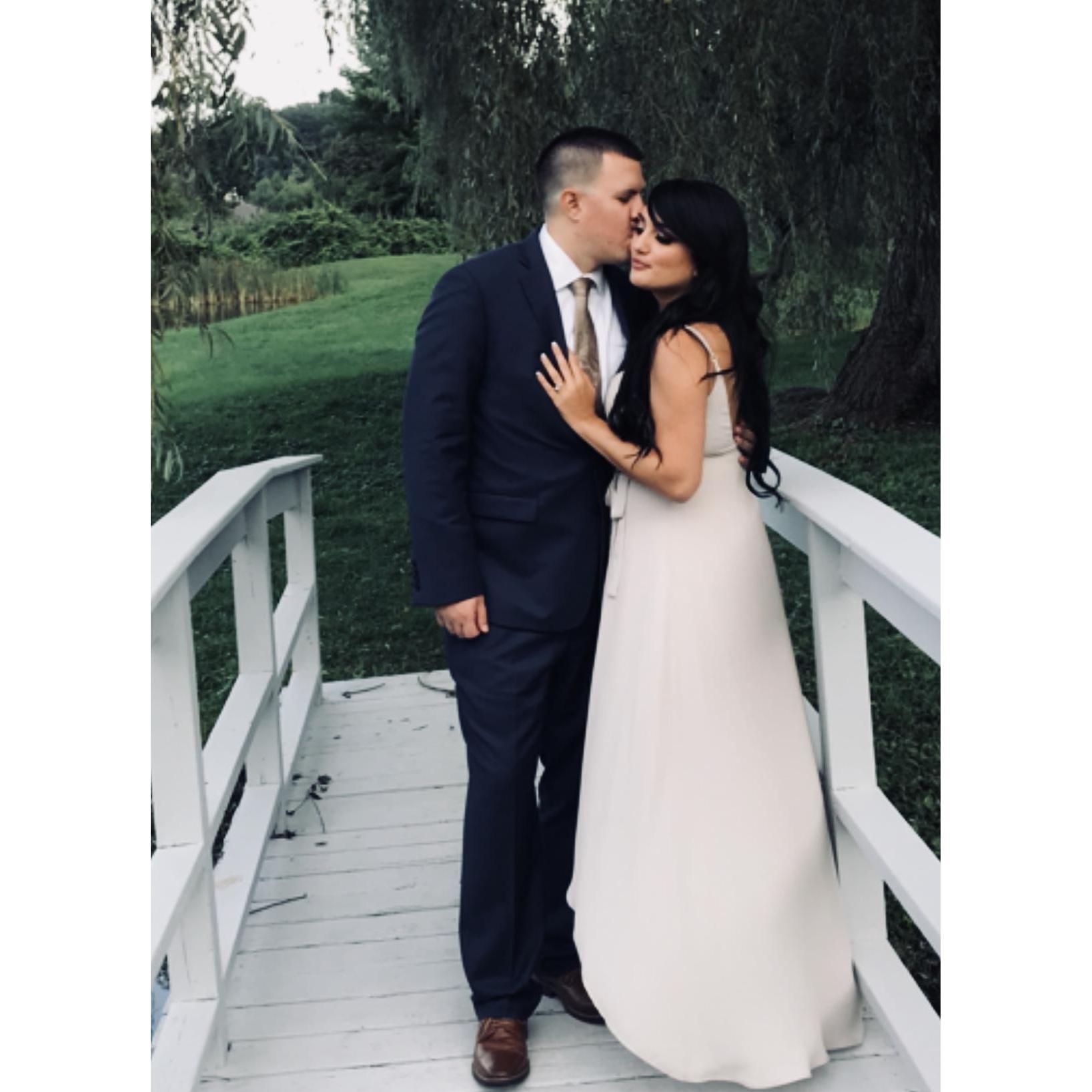 Flaunting the ring for the first time!