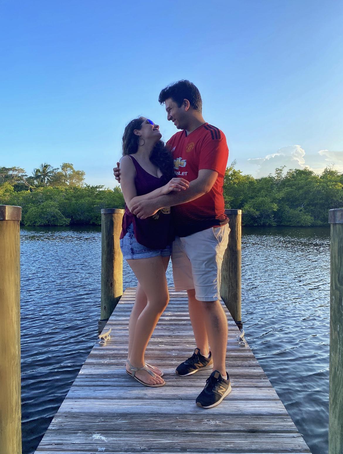 Taking in the views at our favorite place in Jupiter—Guanabana’s!
