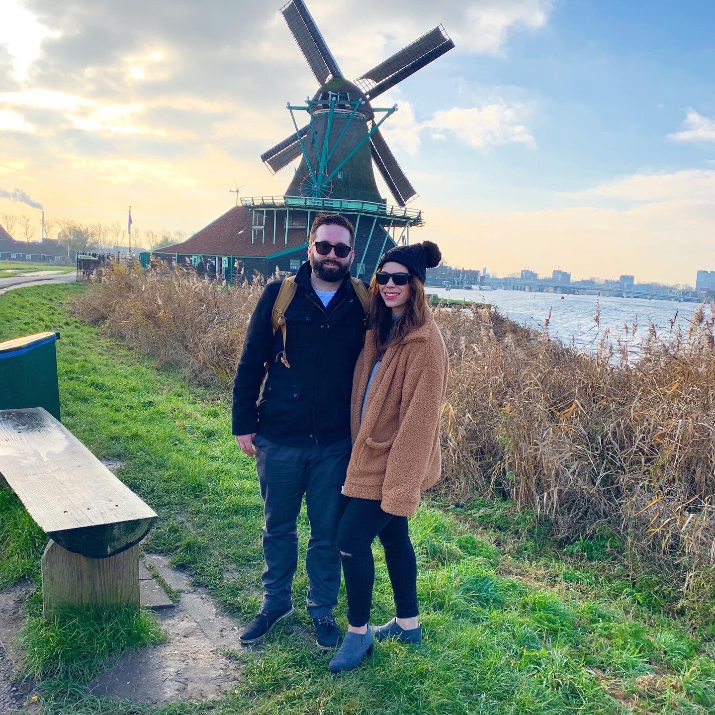Country side views of The Netherlands.