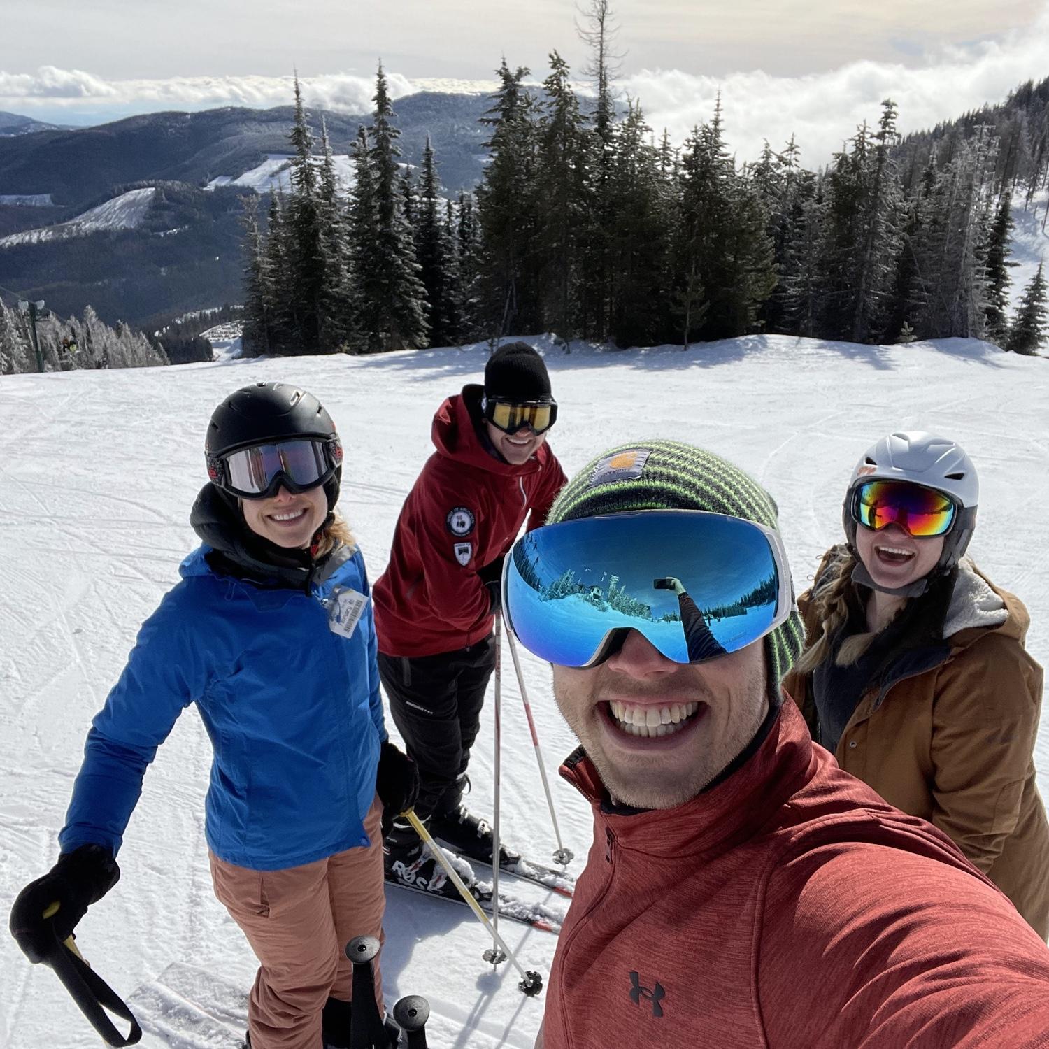 Mt. Spokane ski trip with Shannon and Ryan