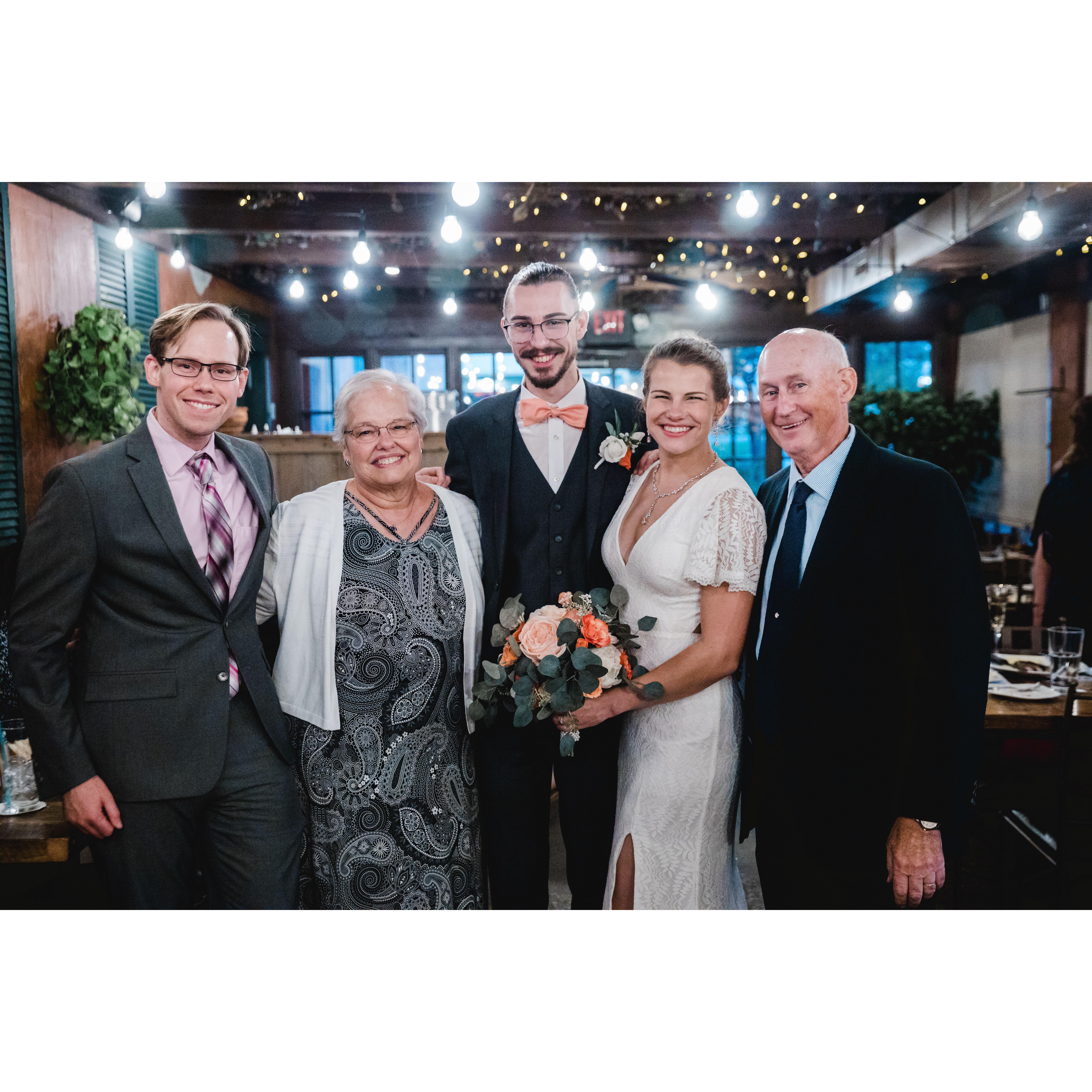 with Sean, Aunt Annie, and Unc'ard