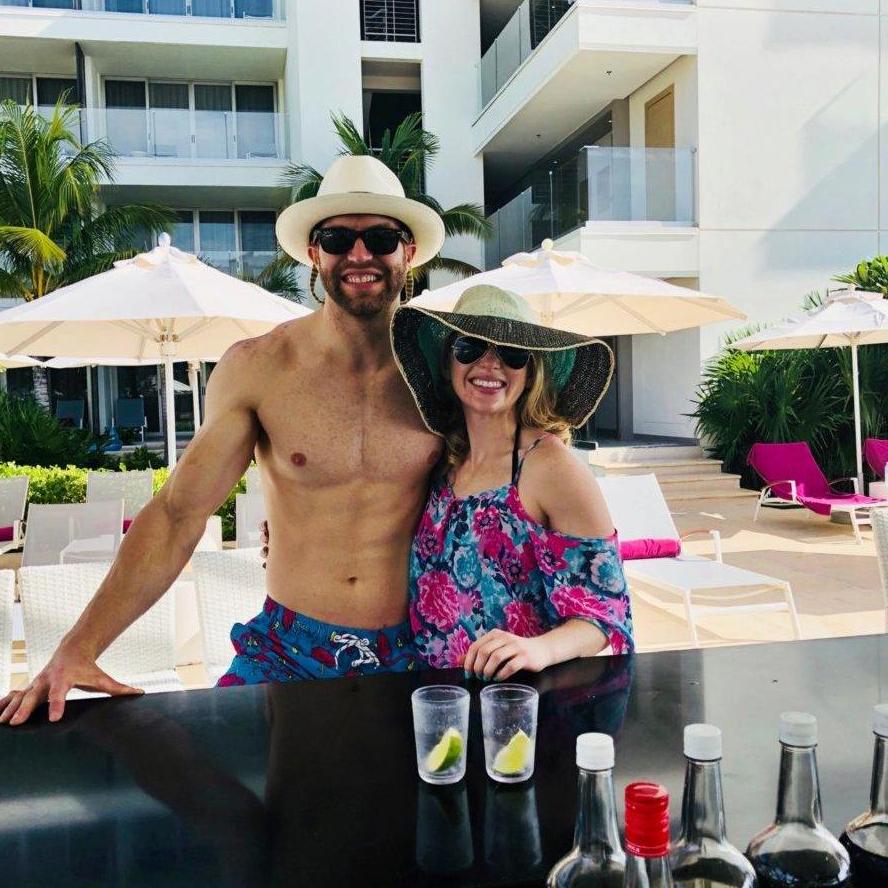 Tequila shots in Mexico!
