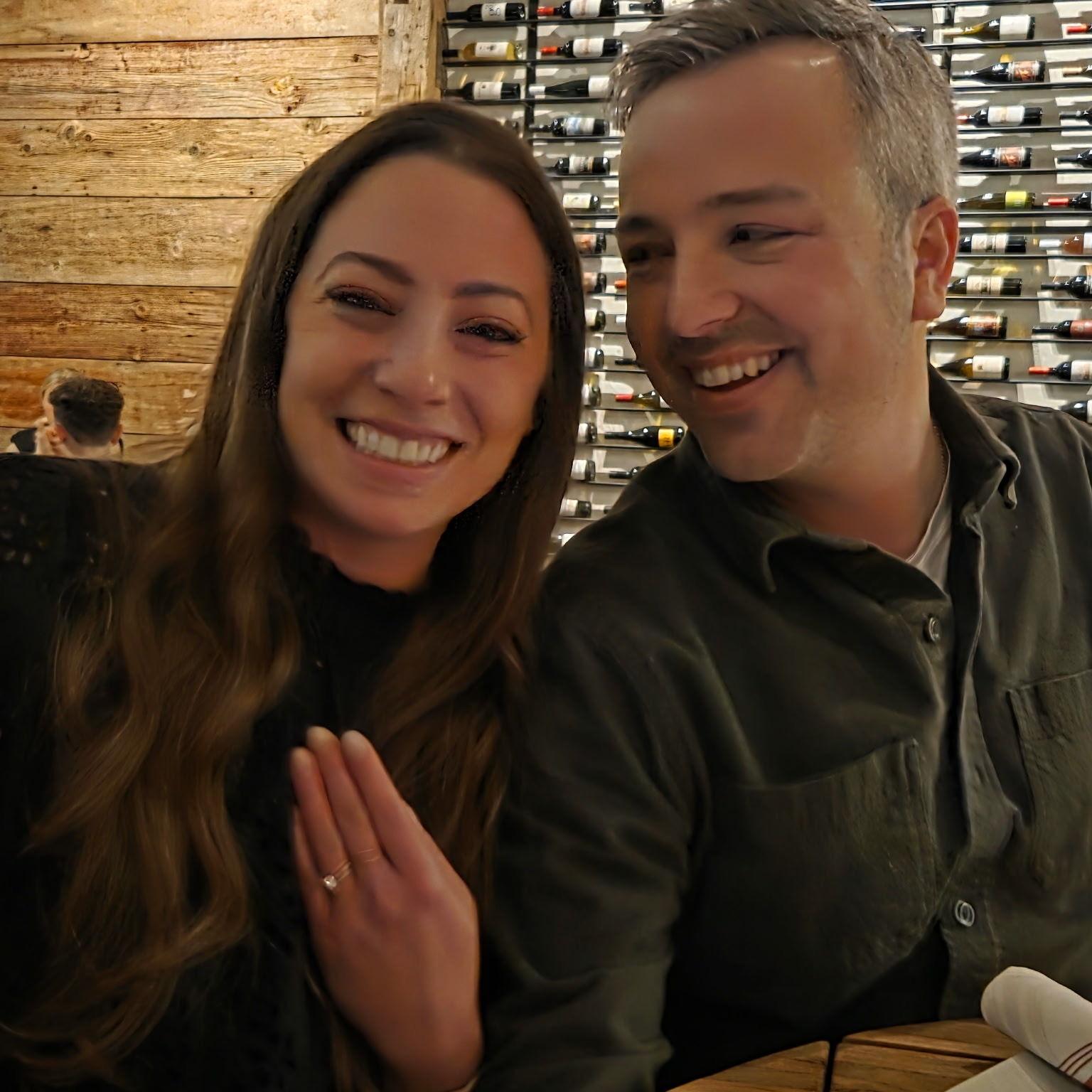 ENGAGED! What a birthday surprise!