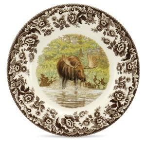 Woodland Salad Plate 8 Inch, Moose