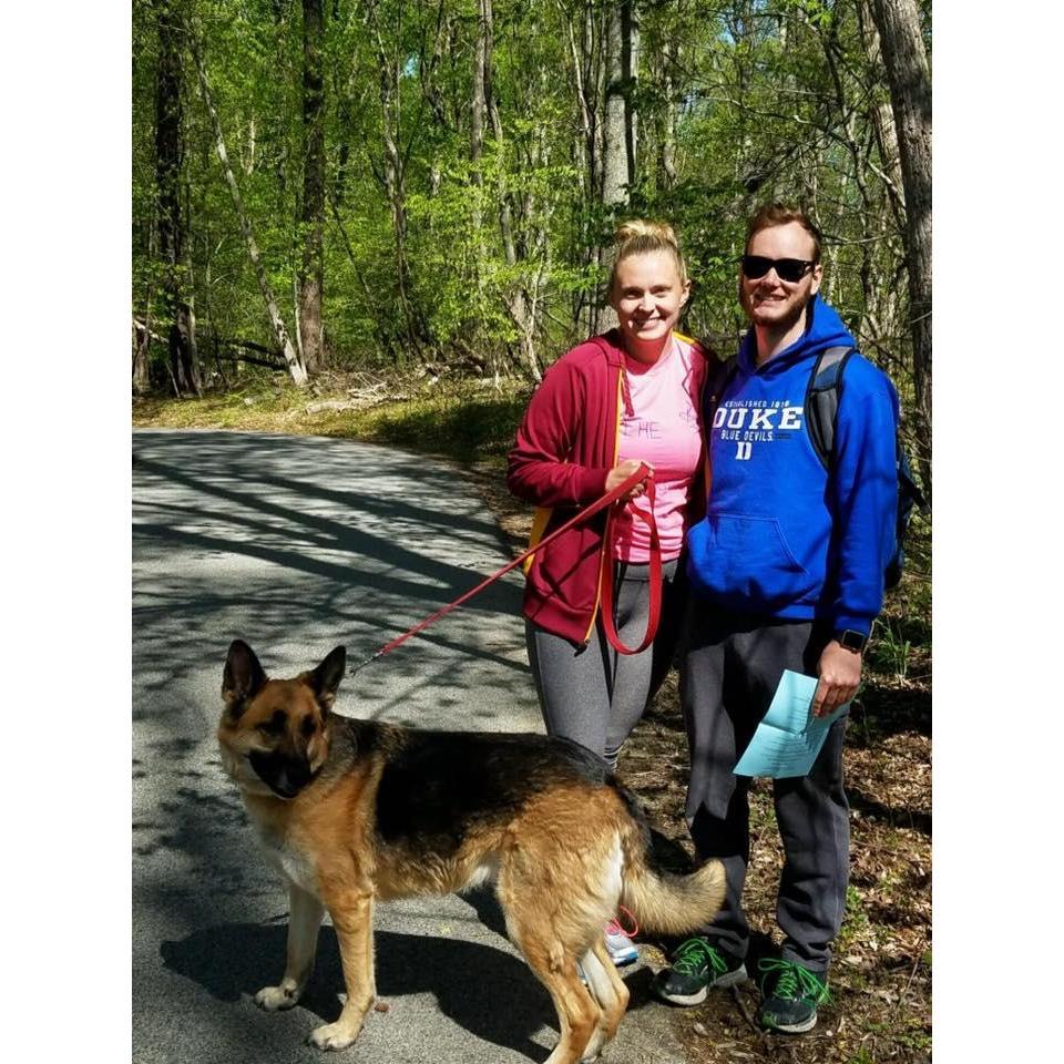 One of our favorite activities to do together- hike!