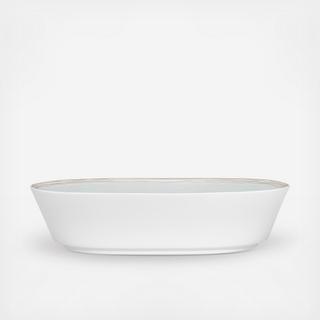 Linen Road Oval Vegetable Bowl