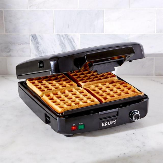 Krups 4-Slice Belgian Waffle Maker