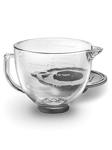 KitchenAid 5-Qt. Glass Bowl with Measurement Markings & Lid