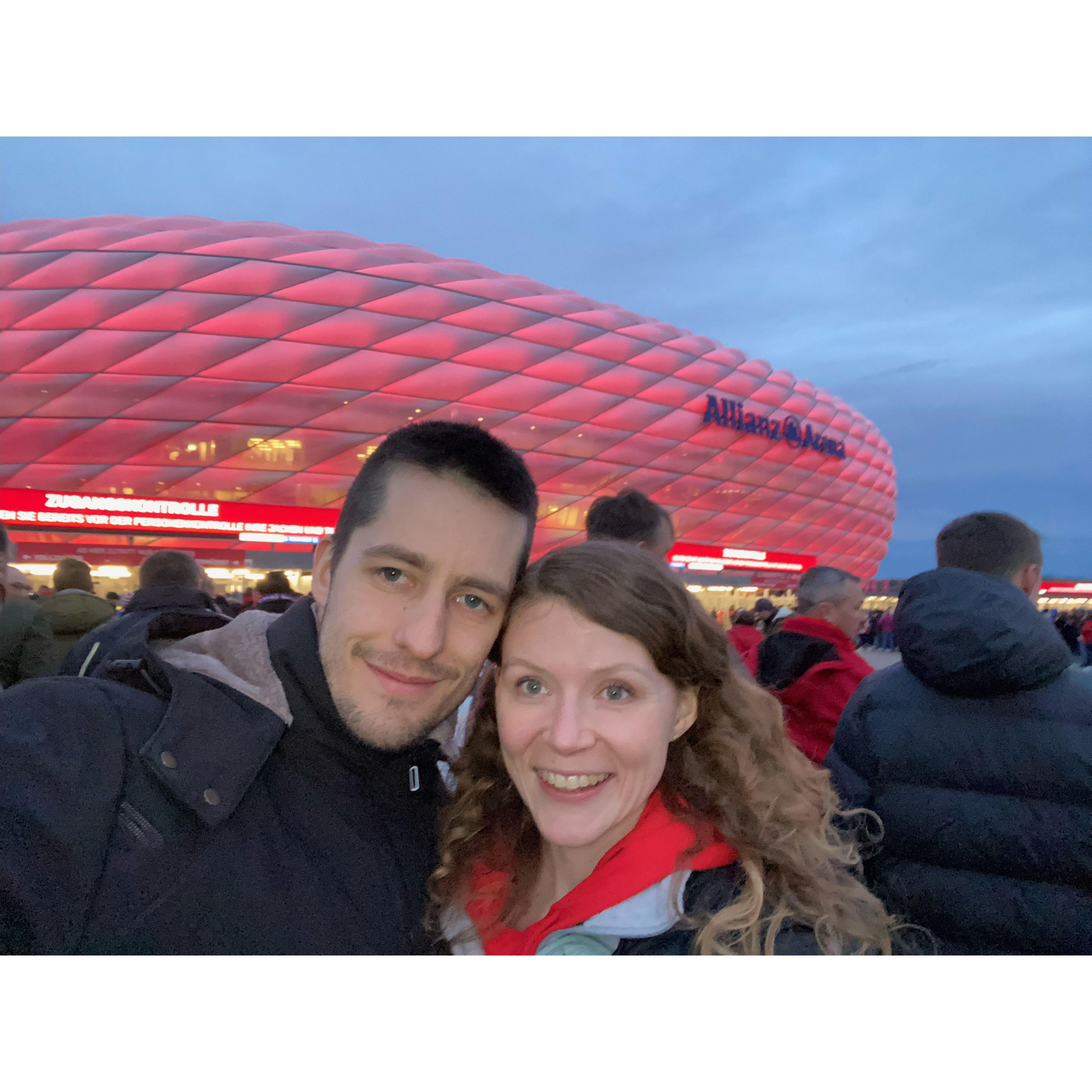 Bayern Munich soccer/football match.