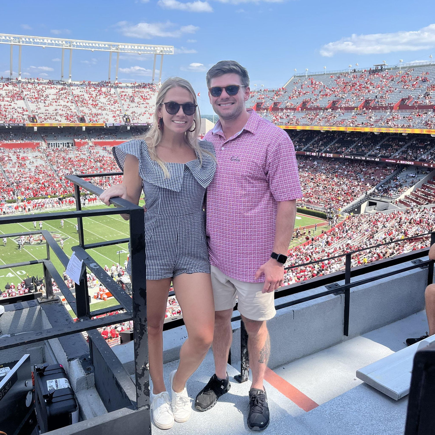 Will took Kaitlyn to her first Carolina game in September 2022.