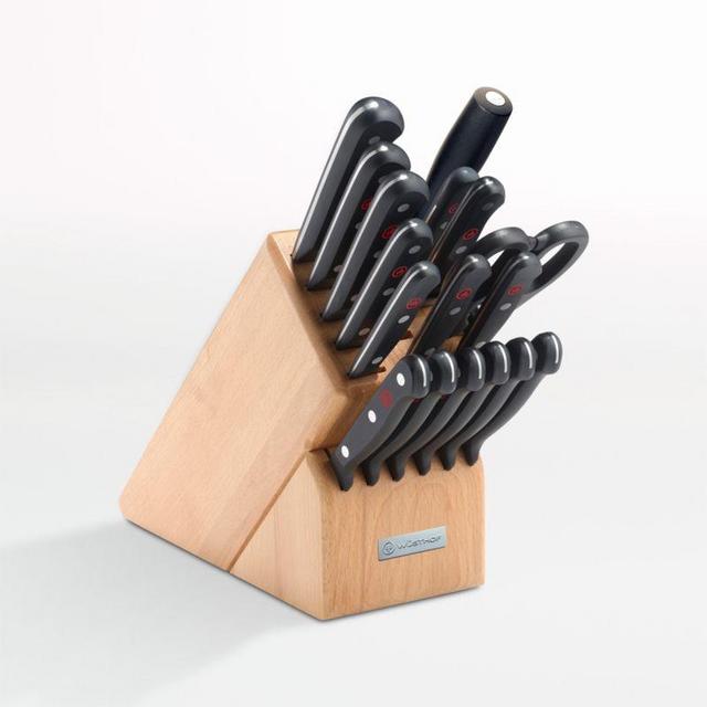 Wüsthof ® Gourmet 18-Piece Natural Knife Block Set