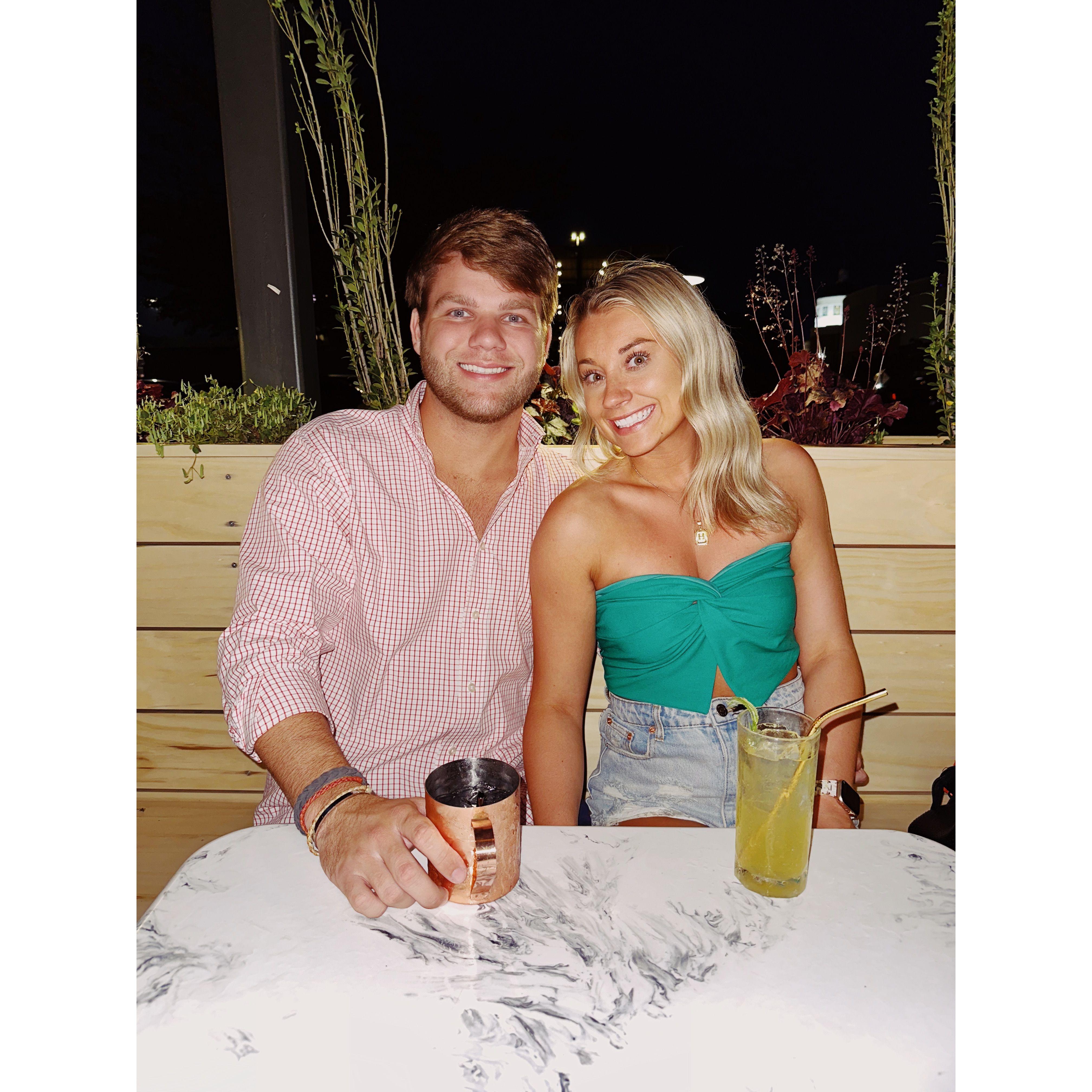 This night Hannah showed Trevor her neck of the woods in Bentonville!