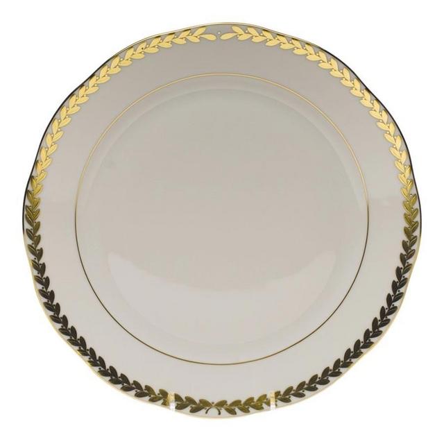 HEREND GOLDEN LAUREL BREAD AND BUTTER PLATE