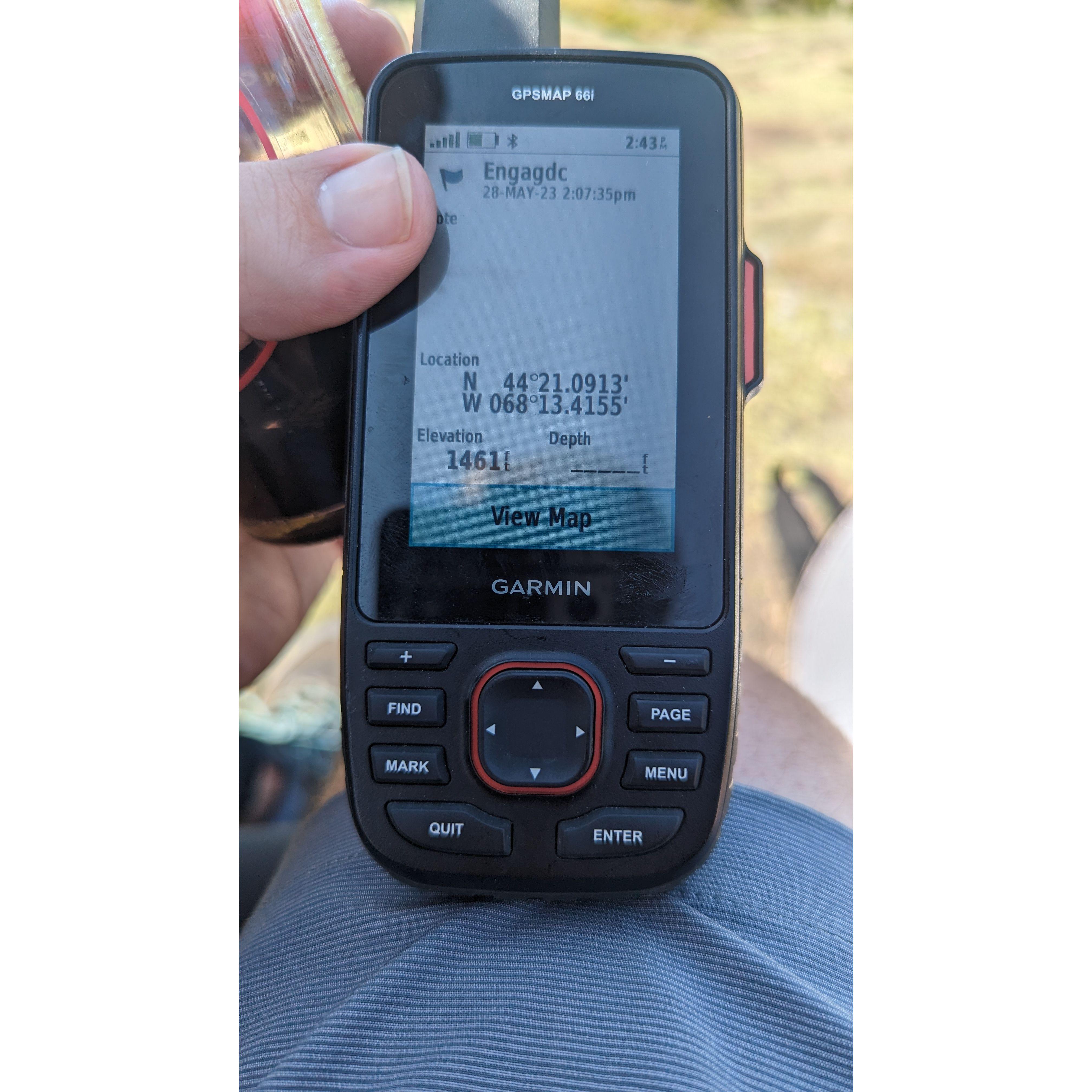 I may have misspelled the tag, but i made sure to bring a device from work (Garmin) to make sure I had the exact location and time that I popped the question