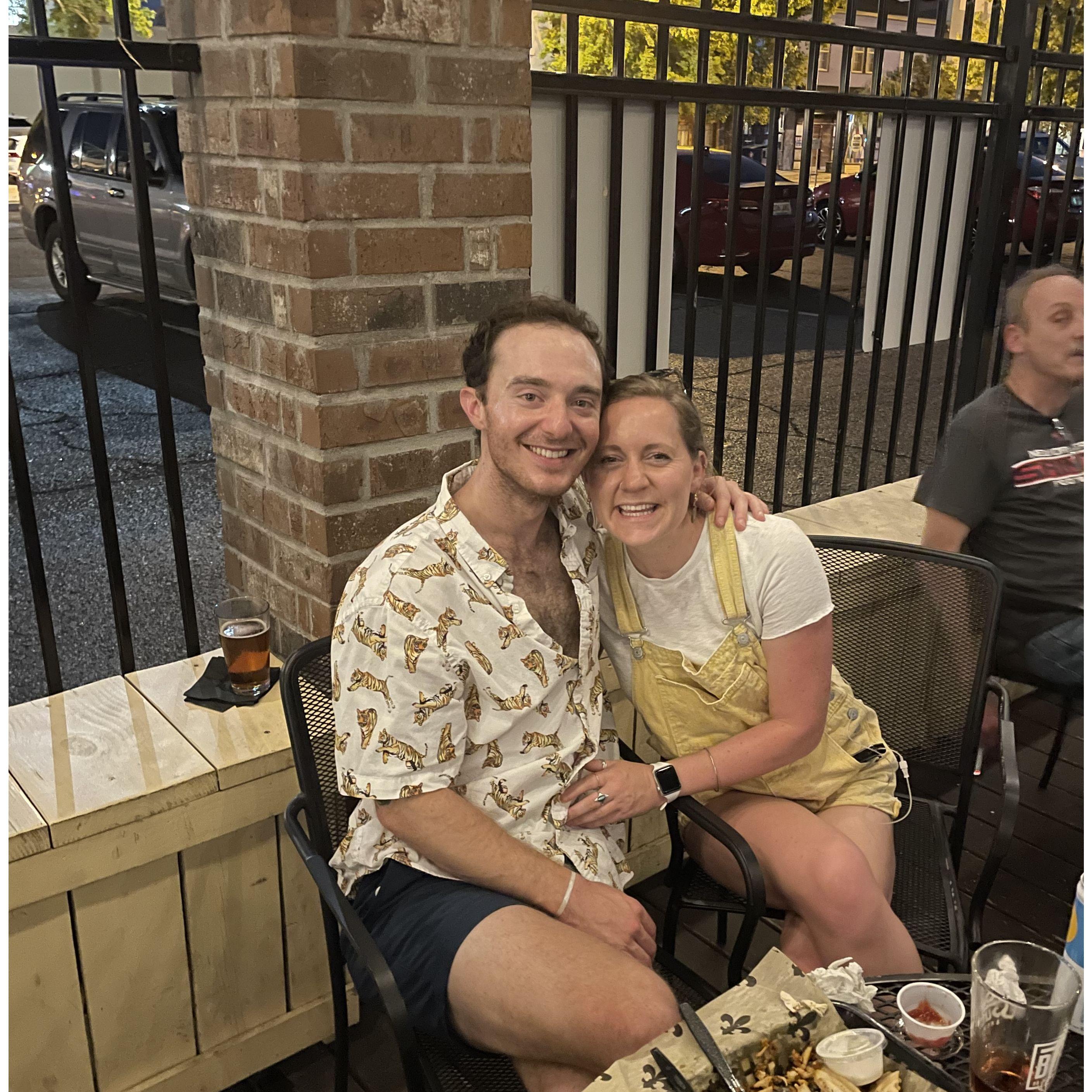 Oct 2022: Not the original
 photo, but spot of their first hang out (see love story on the first page)!