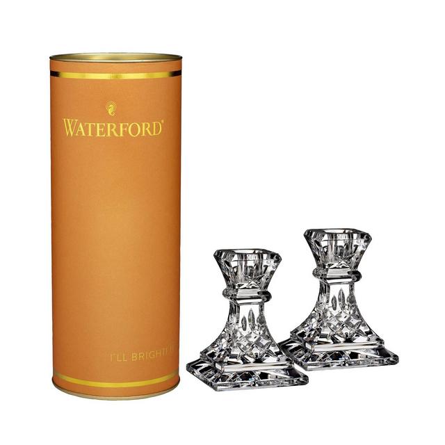 Giftology Lismore Candlesticks with Tube, Set of 2