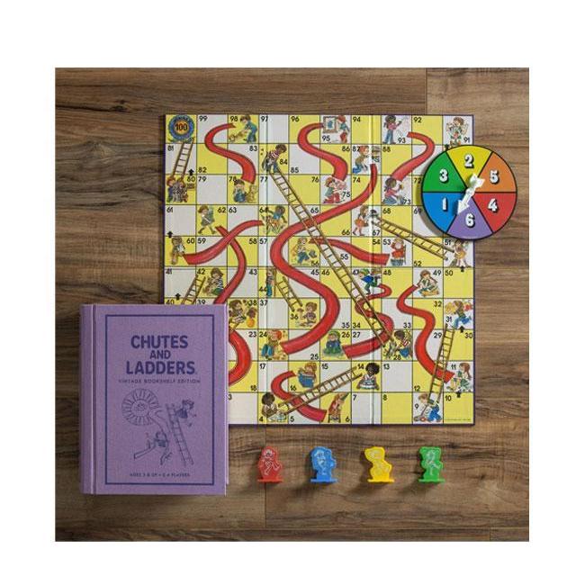Chutes and Ladders Vintage Bookshelf Edition