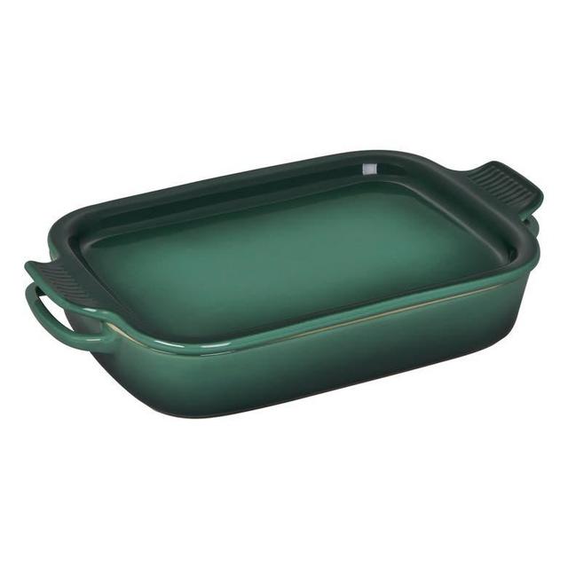 Rectangular Stoneware Casserole & Platter Lid