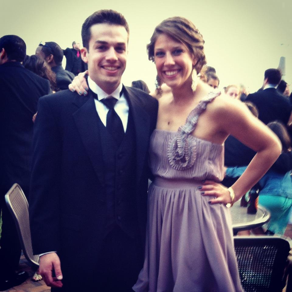 Overly filtered Instagram post from Delt Formal 2012.