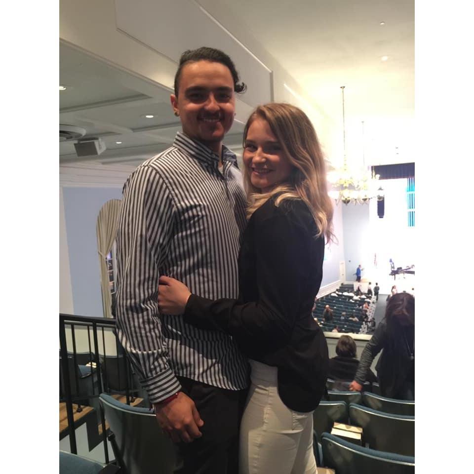 This was taken at the home school band concert, before Justin and Ann got engaged on the steps of the Wheaton Library on May 17th, 2019.
