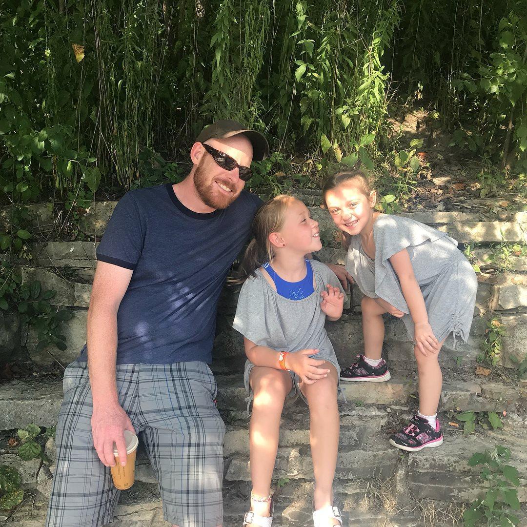 Will with Emma and Brielle Cleland. Allison, (Matron of Honor's girls) Kathleen's nieces