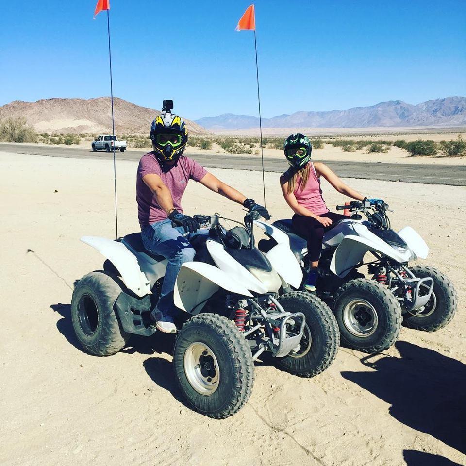 Getting dirty in the desert - quad date! Circa 2017.