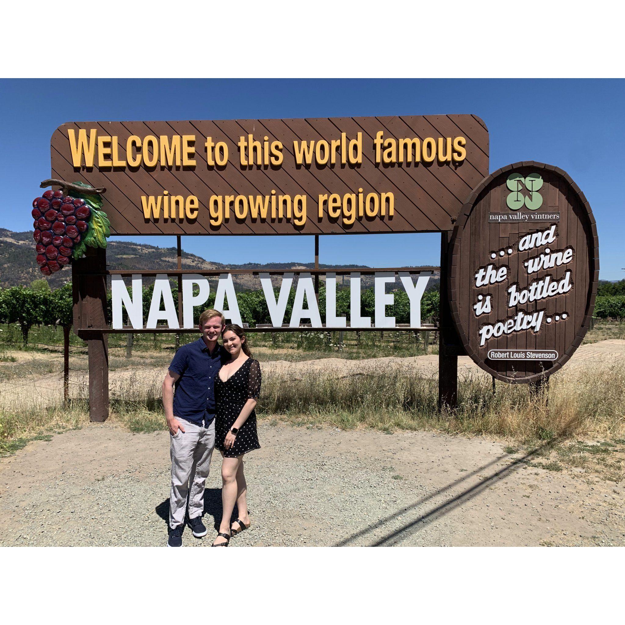 Our final destination, Napa Valley! 