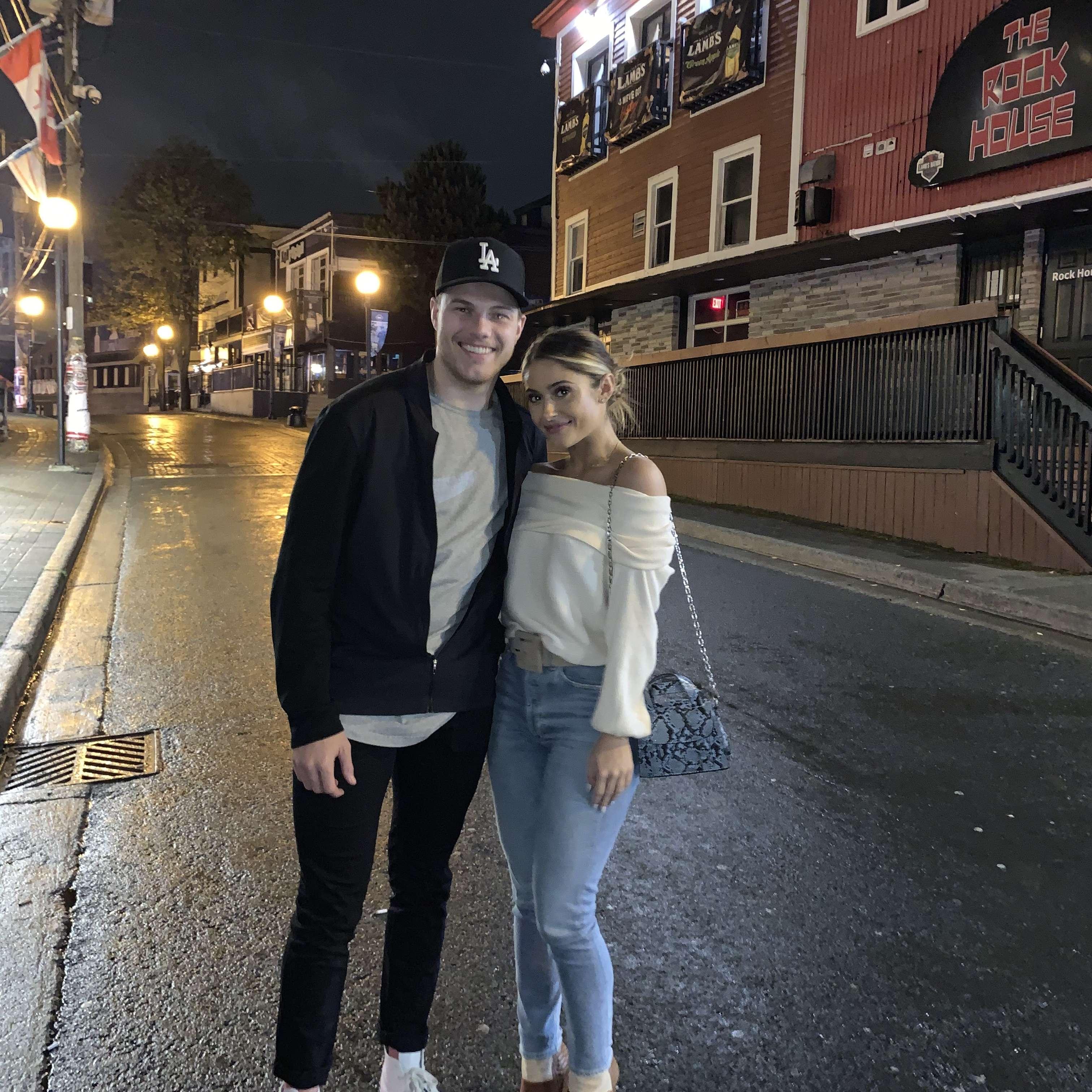 Gabriella's first time visiting Newfoundland! George Street is Scott's favorite...