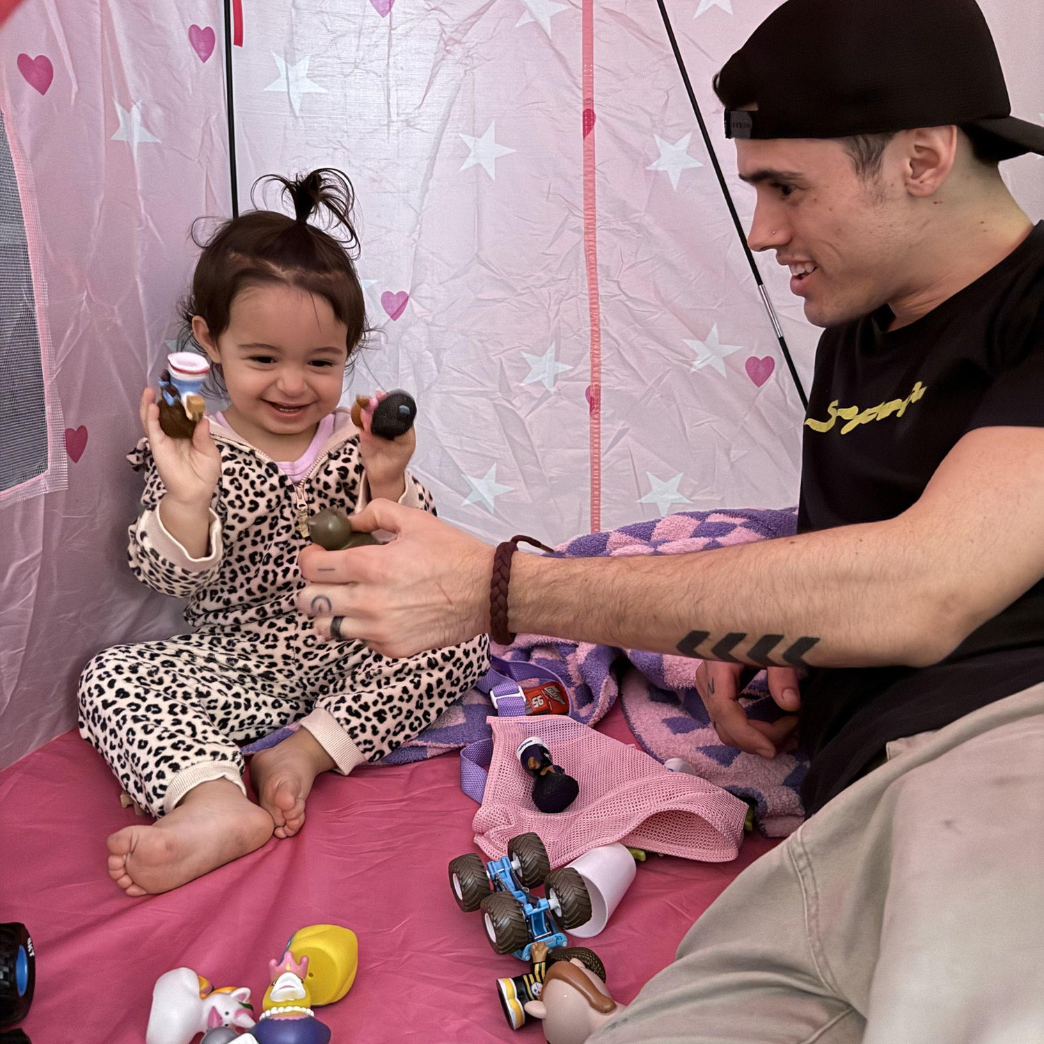 Kyle and our niece Gigi!