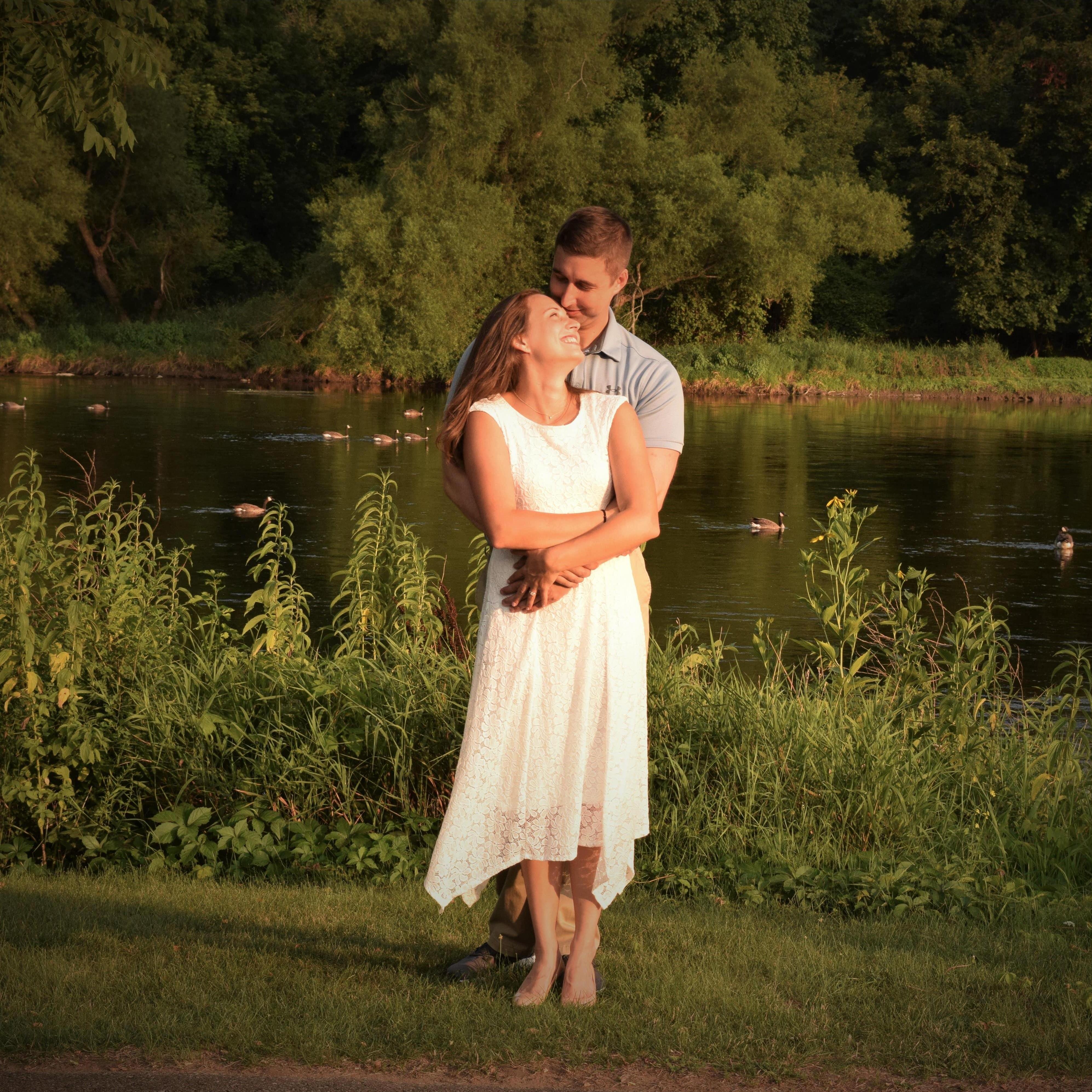 Engagement photo by Jenny Larimer