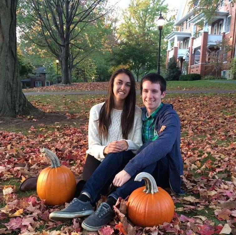 We spent 9 weeks apart when we started our long distance college journey, and got to spend a super fun fall weekend together at Elizabethtown College in October 2014!