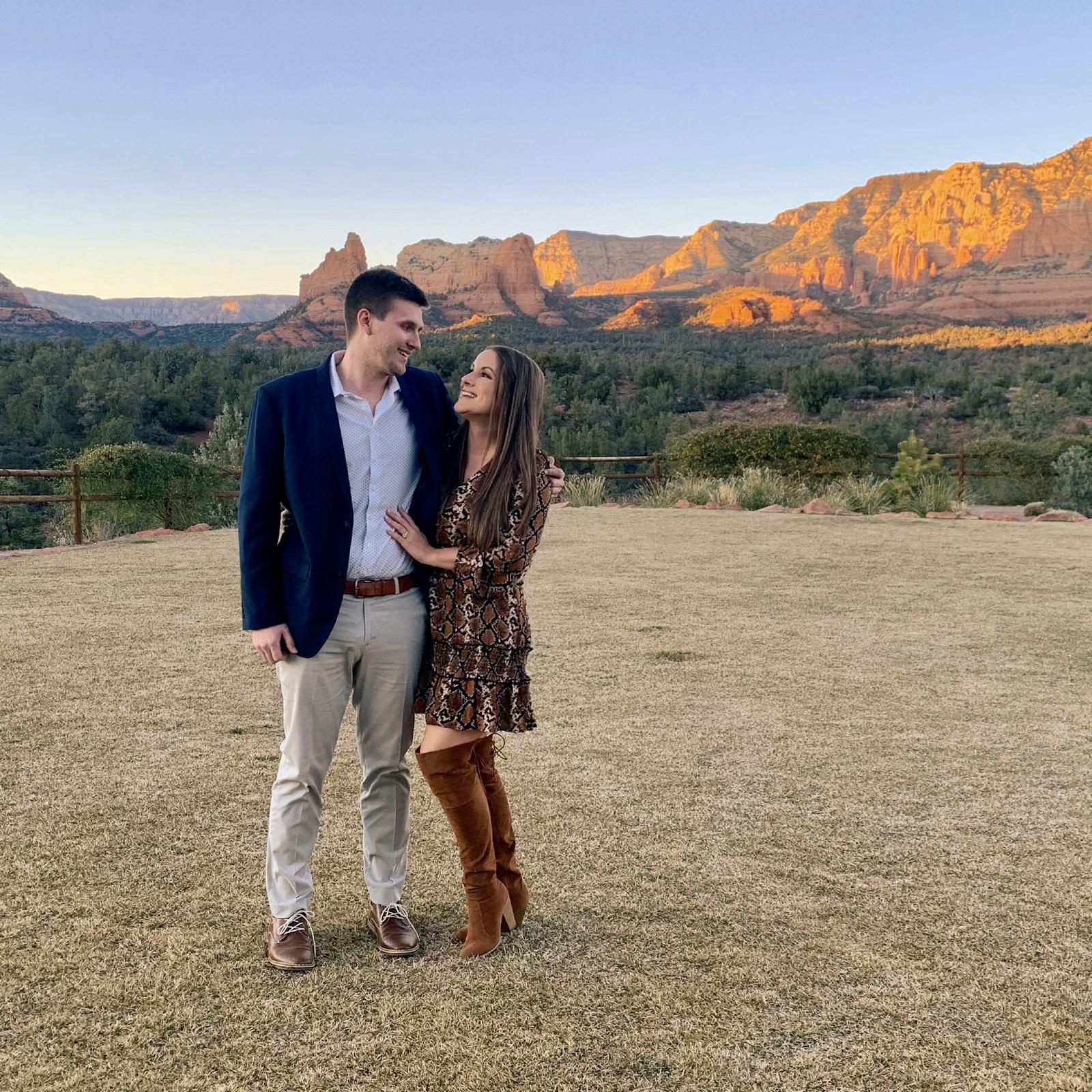 We’re engaged in Sedona, AZ!