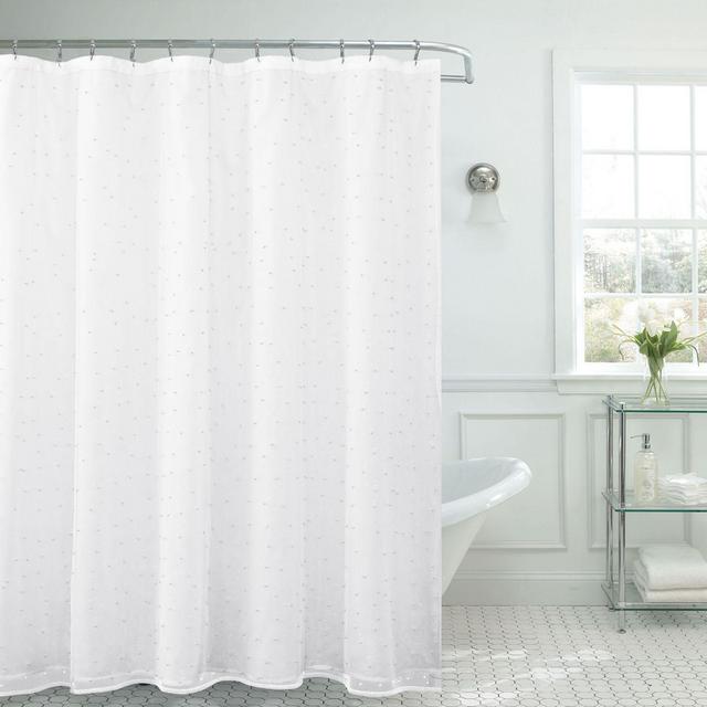 Juicy Couture® Cavier Pearls 72-Inch x 72-Inch Shower Curtain in White
