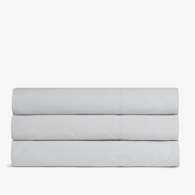 Percale Top Sheet, KING, color LIGHT GREY