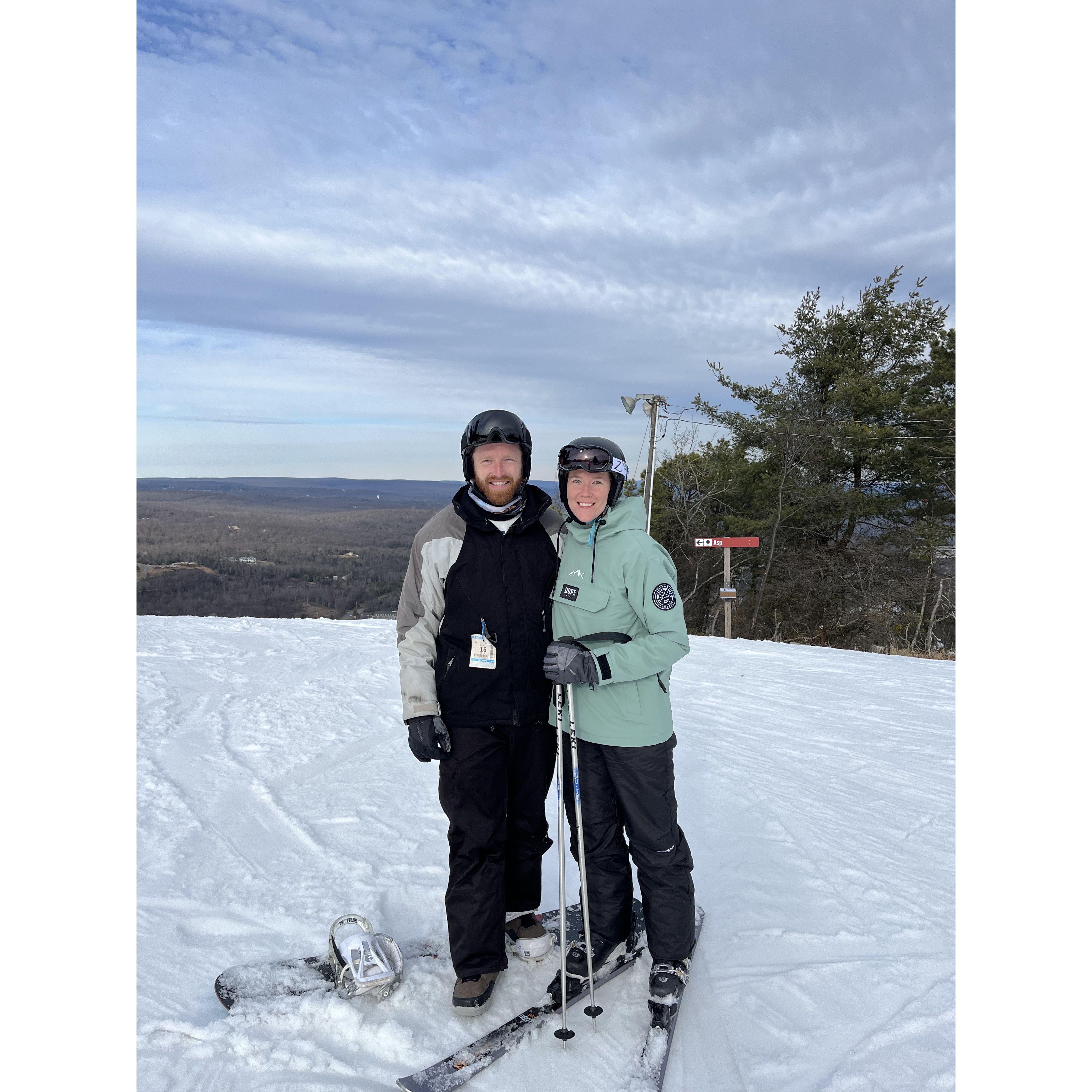 Skiing