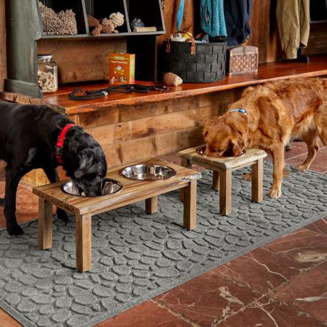 Natural Edge Dog Feeder