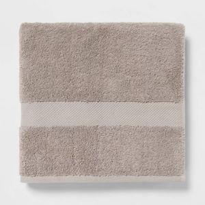 Light Gray Performance Plus Bath Towel - Threshold™ - Bath Towel