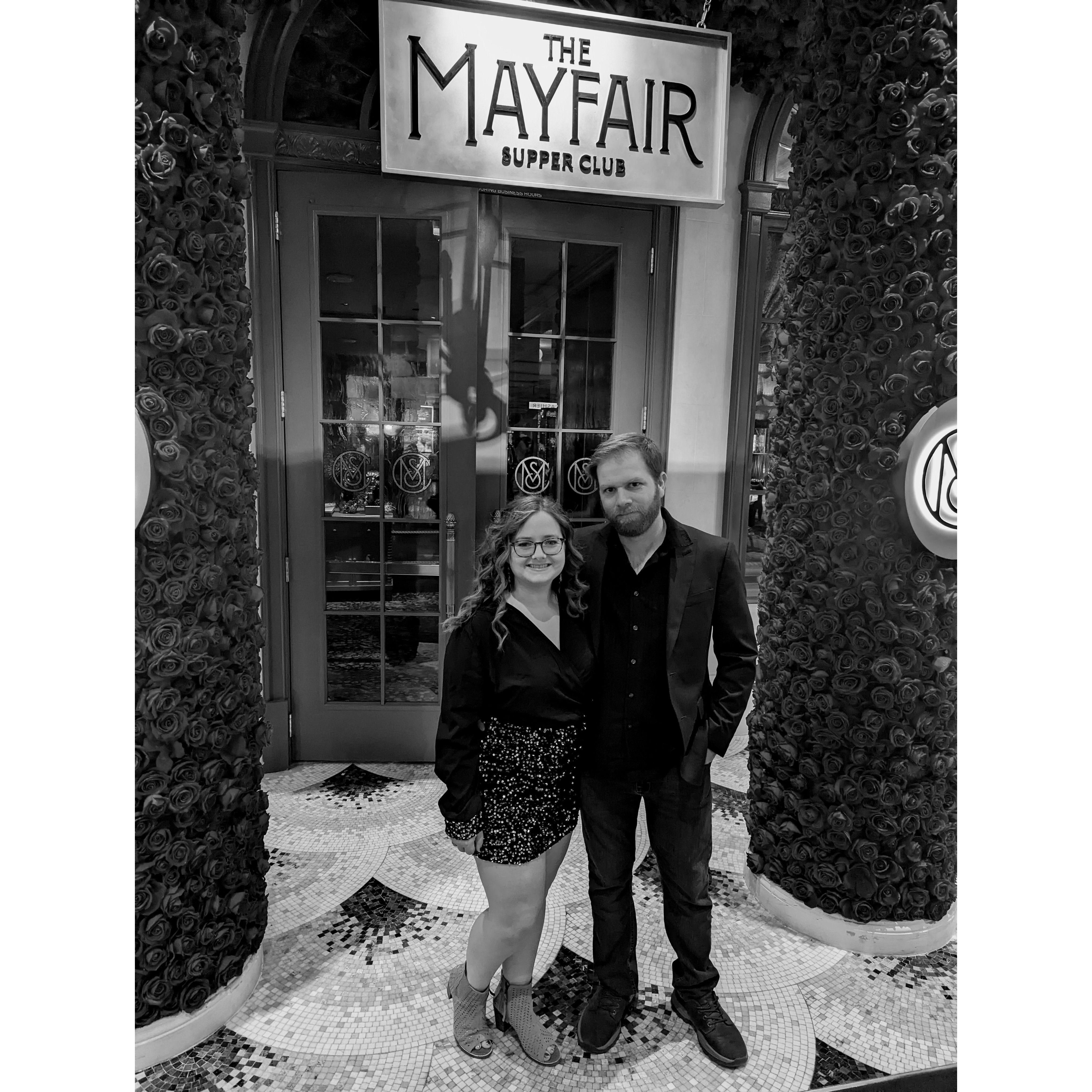 March 2024 - Their first trip to Vegas together, one of Devin's favorite places to go. Madison learned not to drink heavily the night before you fly home!