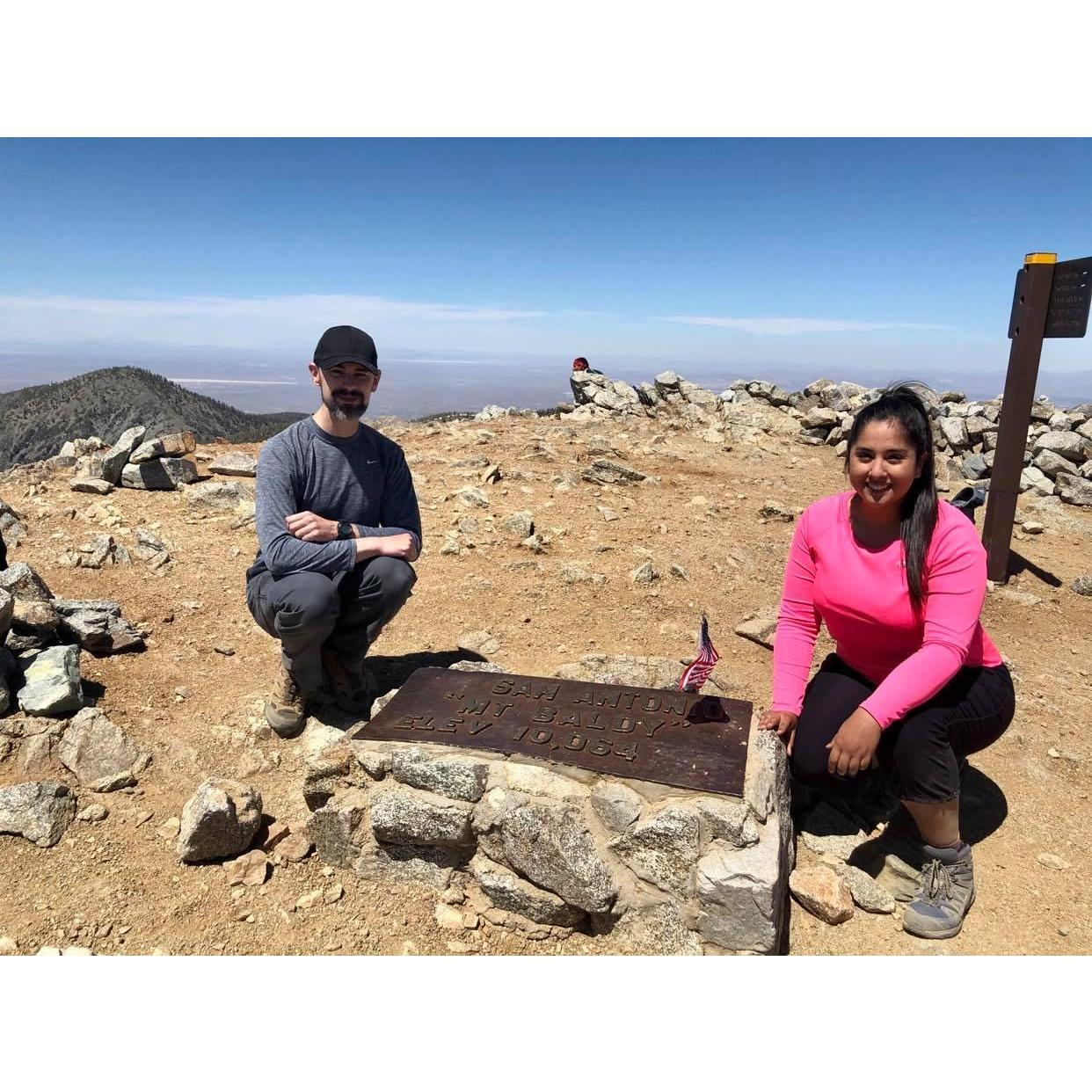 5. 24. 20
We hiked Mount Baldy.
Elevation: 10,064 ft.