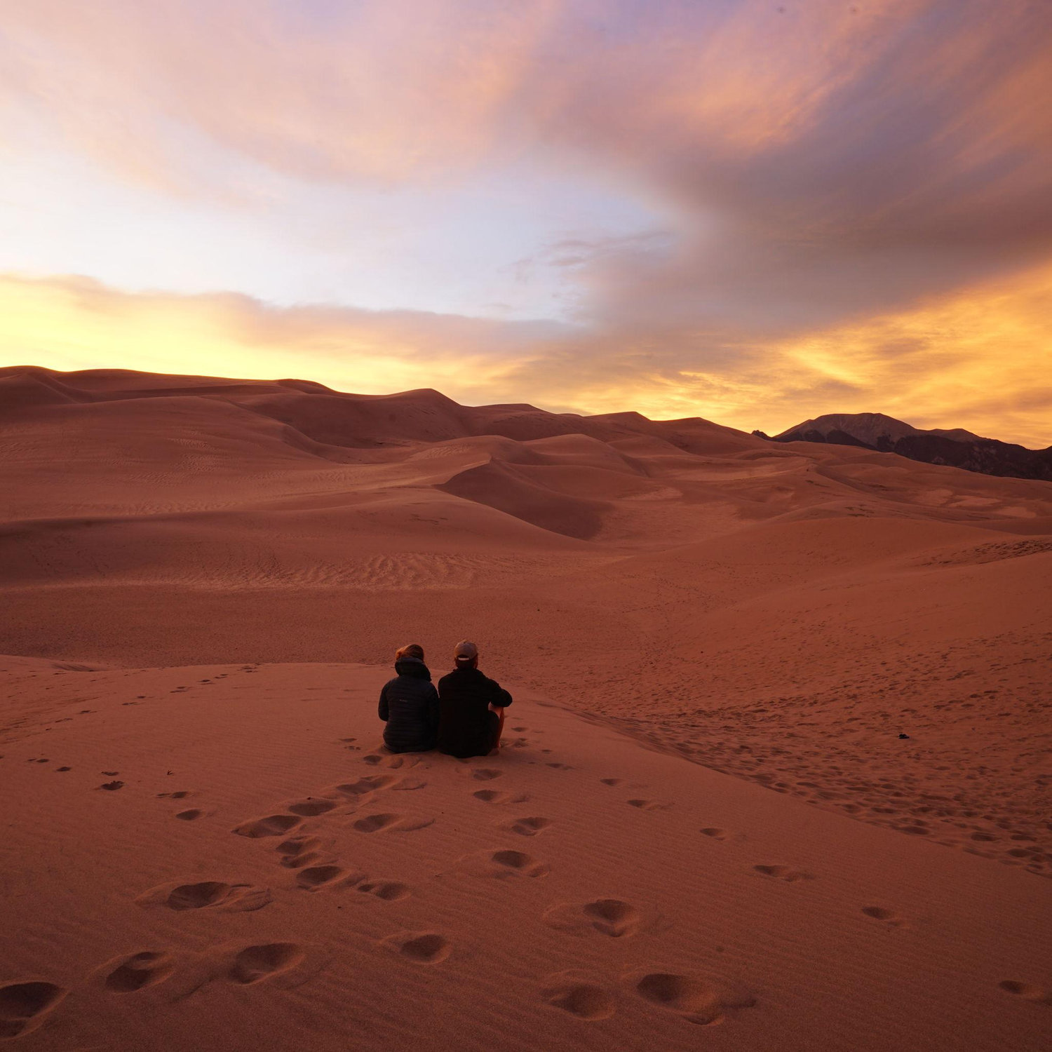 Great Sand Dunes National Park while living out of the truck