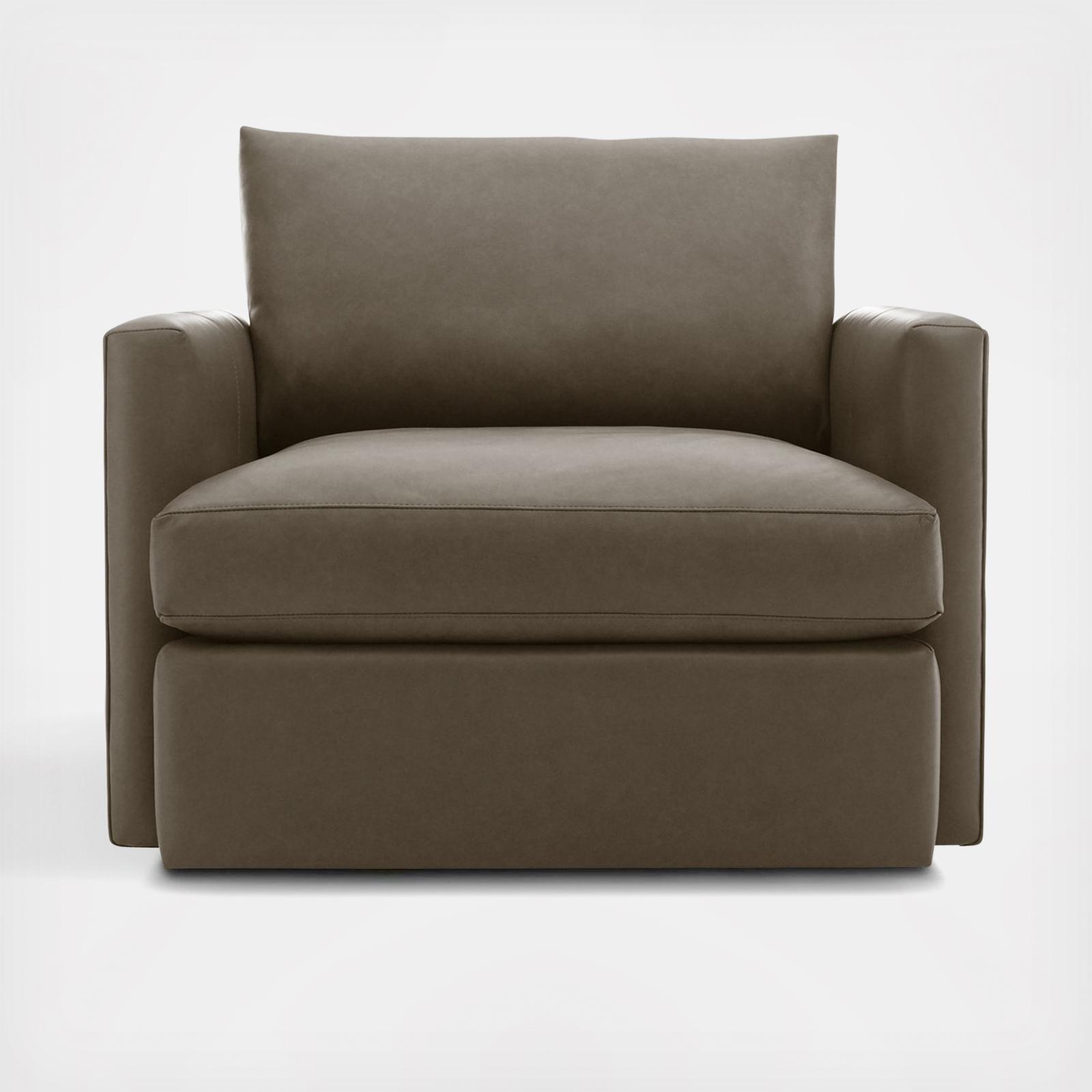 Crate and Barrel, Lounge Swivel Chair Zola