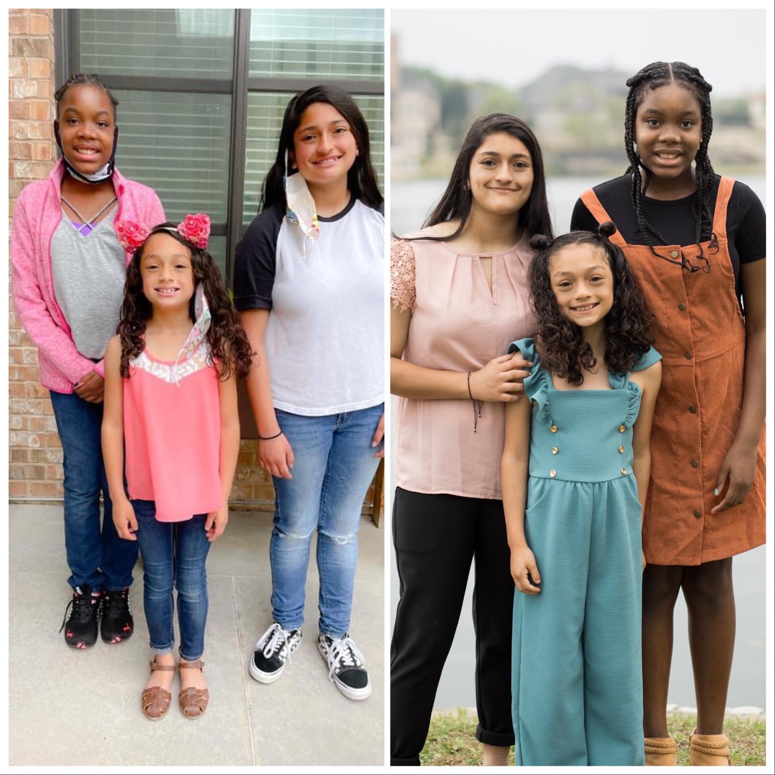 Family photos! They were so small a year ago.