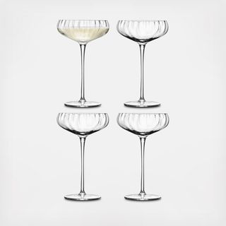 Aurelia Champagne Saucer, Set of 4