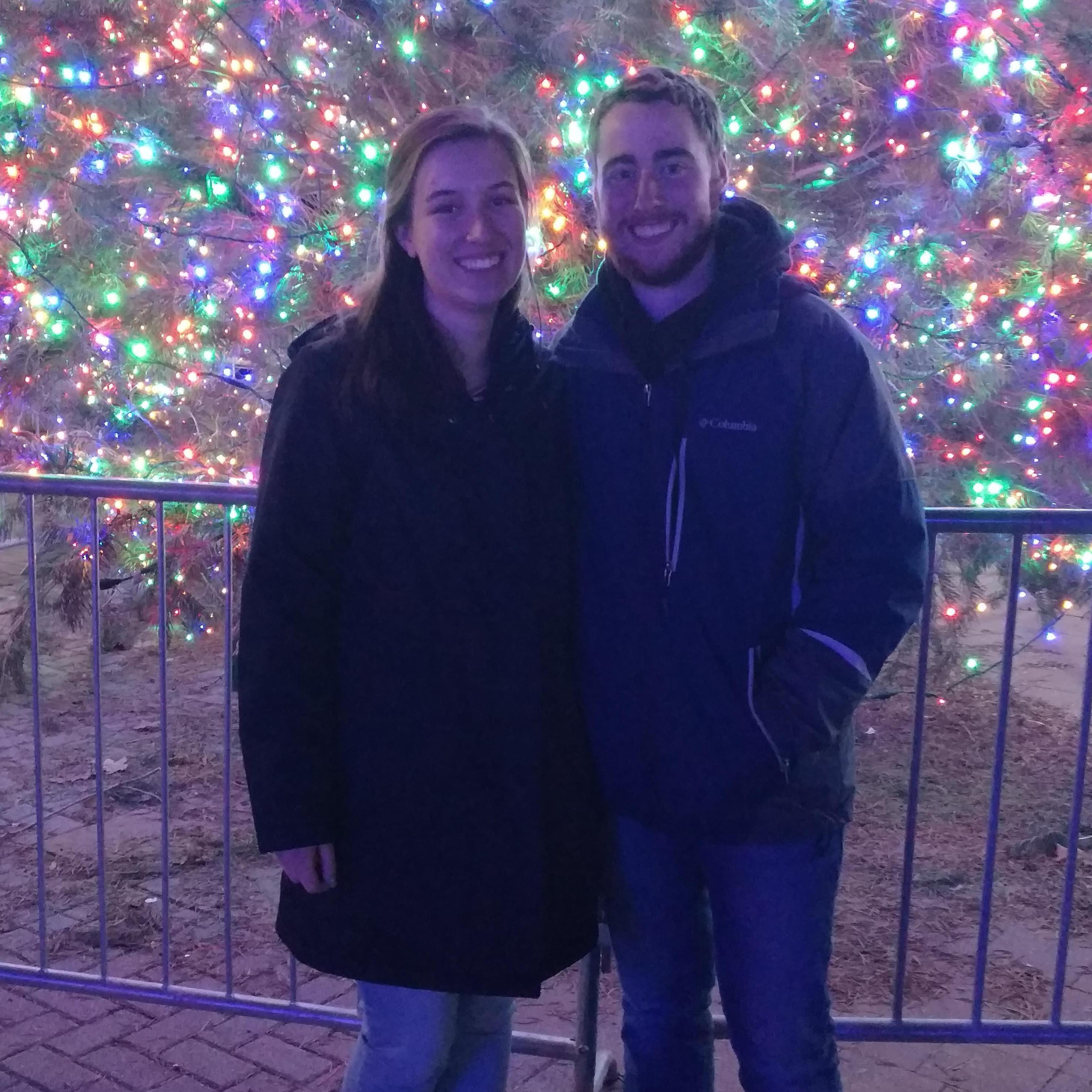 Ice skating at Rosa Park Circle (December 2018)